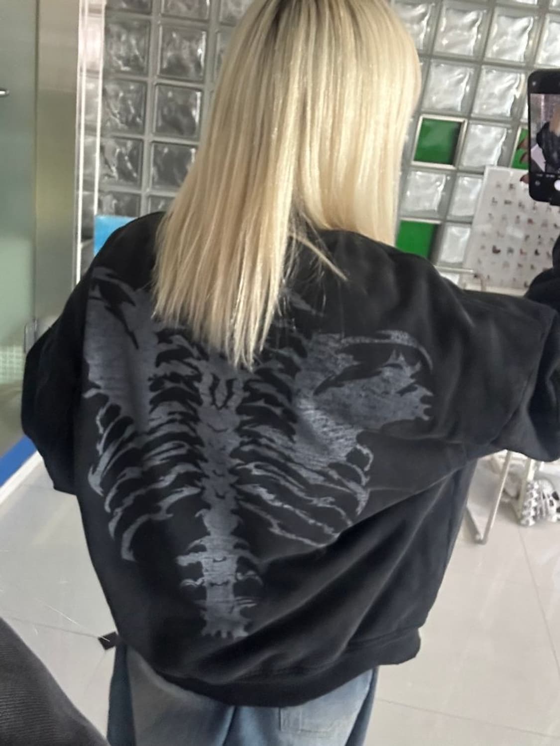 SWEAT BONE BOMBER JACKET 스웨트본 봄버 재킷 상품이미지3