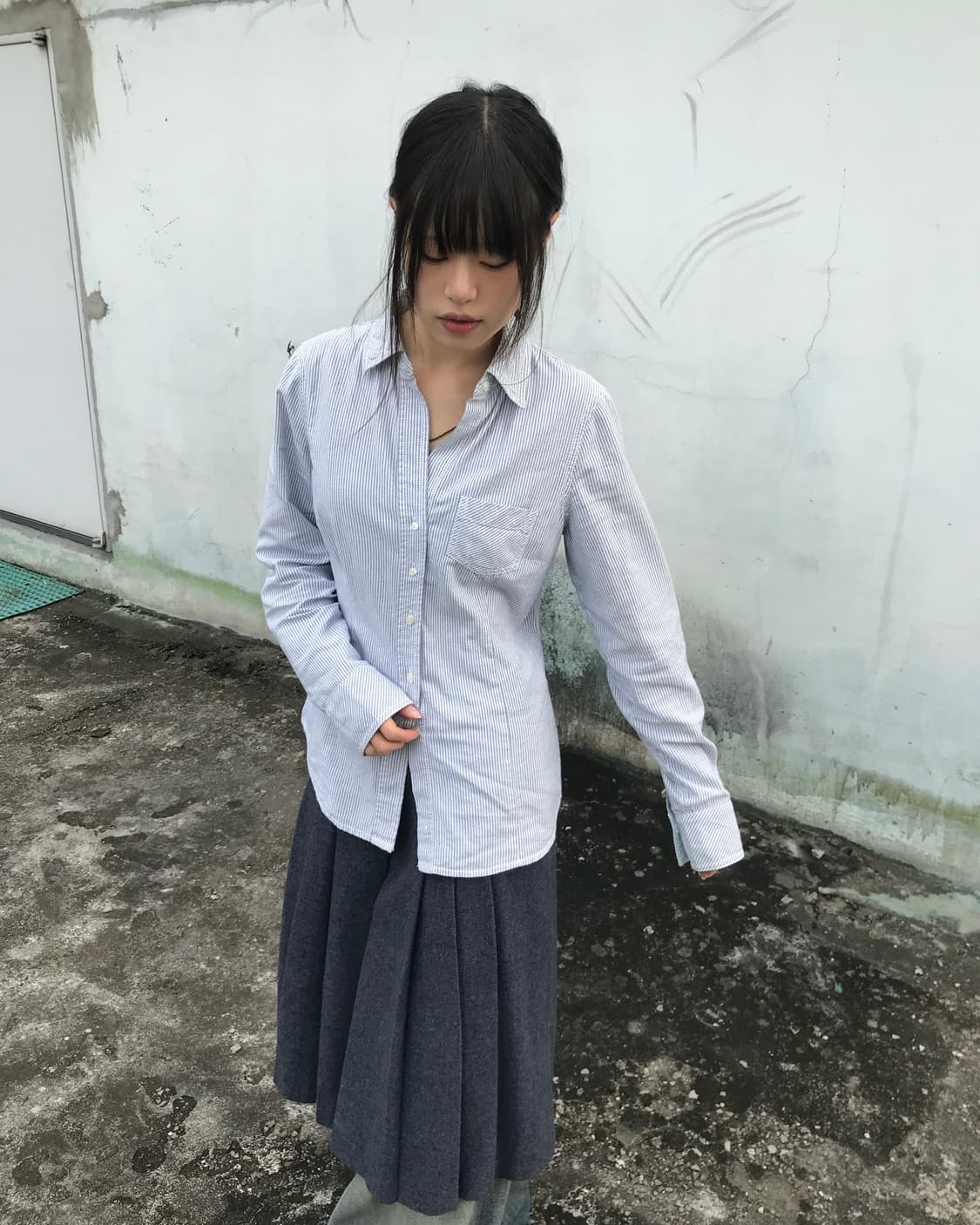 LL Bean 스트라이프 셔츠 상품이미지3