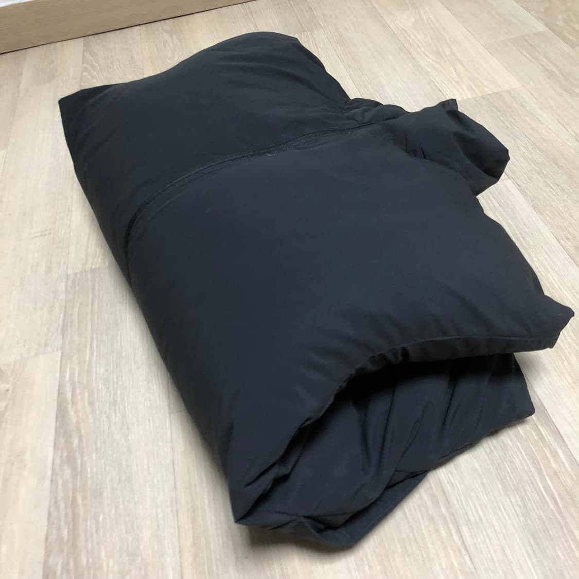 (L) 무인양품 MUJI 덕다운 미니멀 패딩 점퍼 블랙 상품이미지10