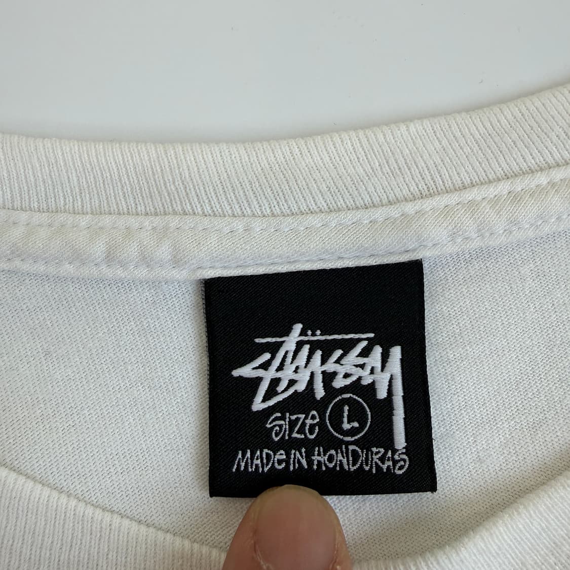 Stussy  스투시 프레쉬 기어 화이트 반팔티셔츠  상품이미지5