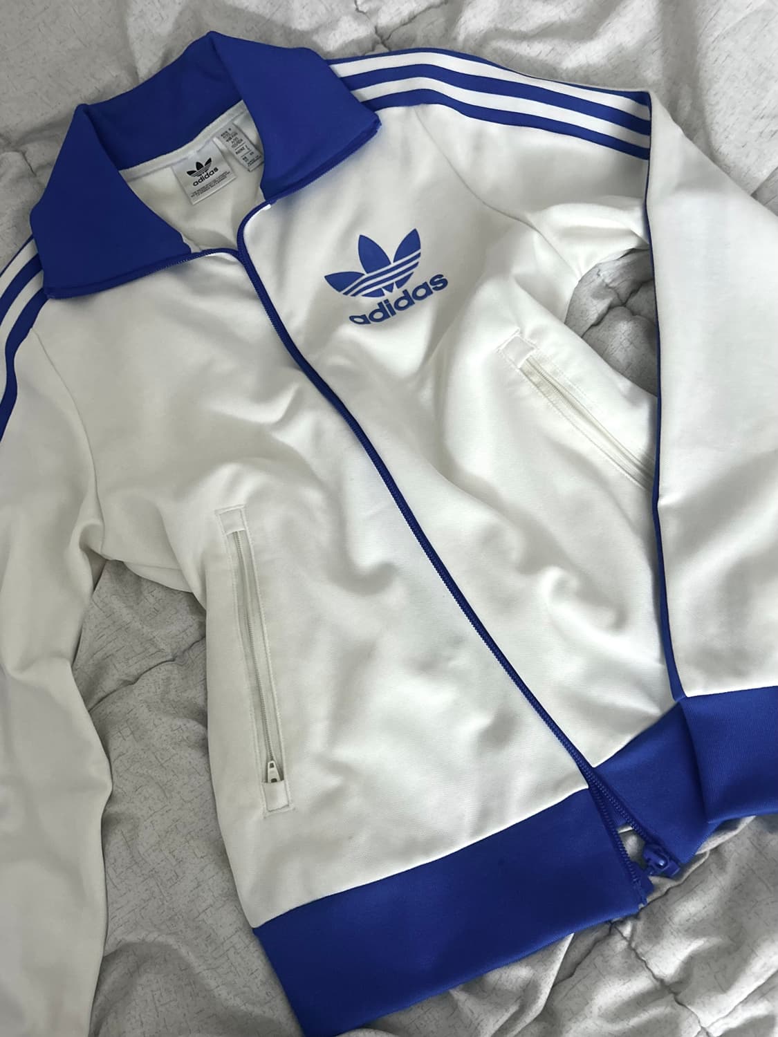 아이다스 파이어버드 베켄바우어 져지 트랙탑 흰파 상품이미지1