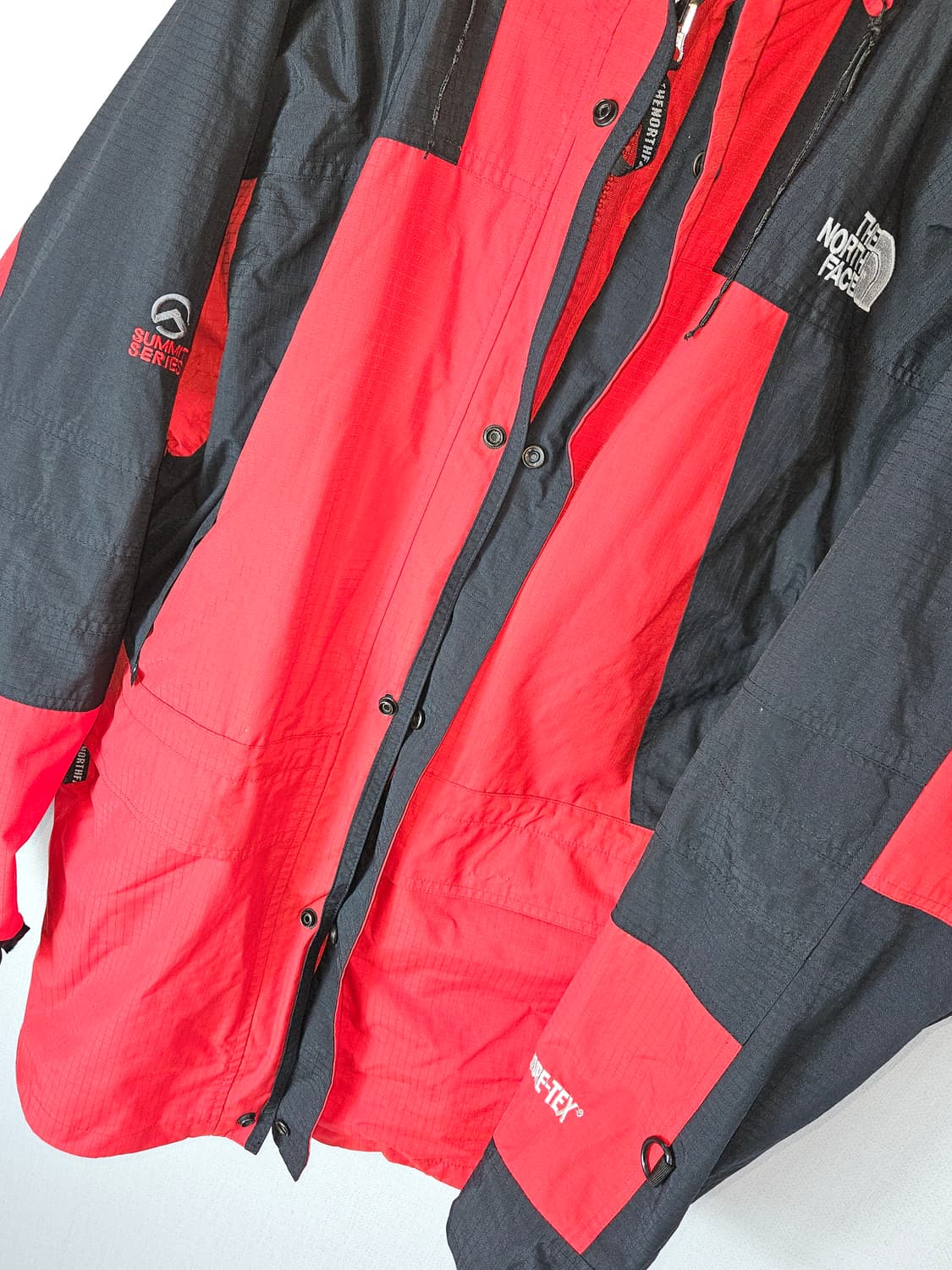 노스페이스 고어텍스 써밋시리즈 바람막이 자켓 헤비폴리 올드스쿨 XL 상품이미지2