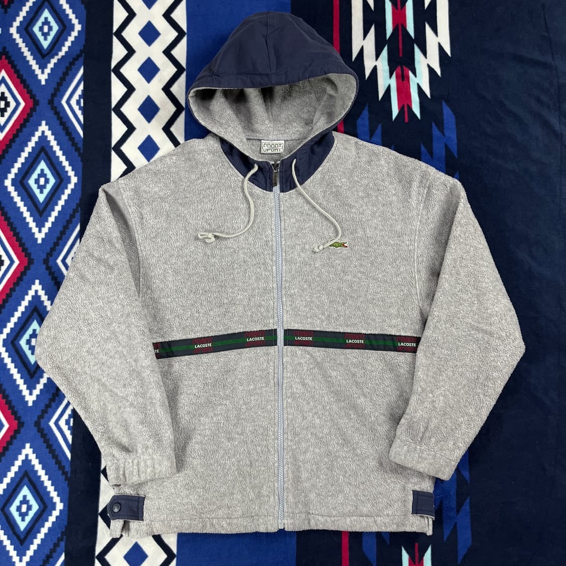 90s 라코스테 스포츠 플리스 빈티지 집업(실측확인) 상품이미지1