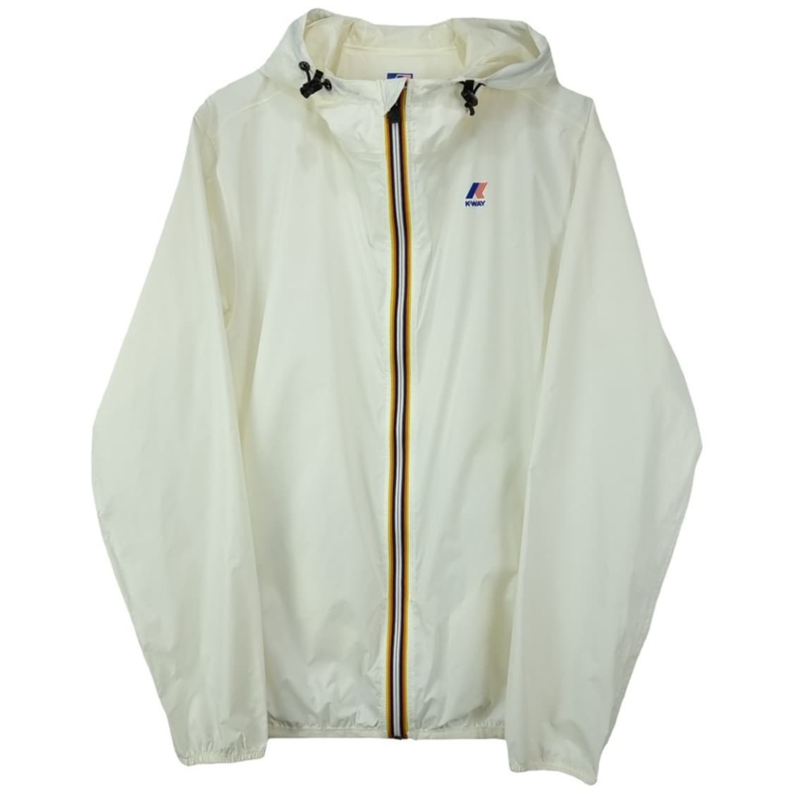 [까웨이] 로고 프린팅 경량 후드 바람막이 자켓 아이보리 M19539 상품이미지2