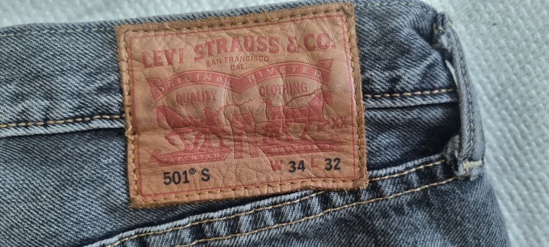 리바이스 501 흑청 34 32  상품이미지3