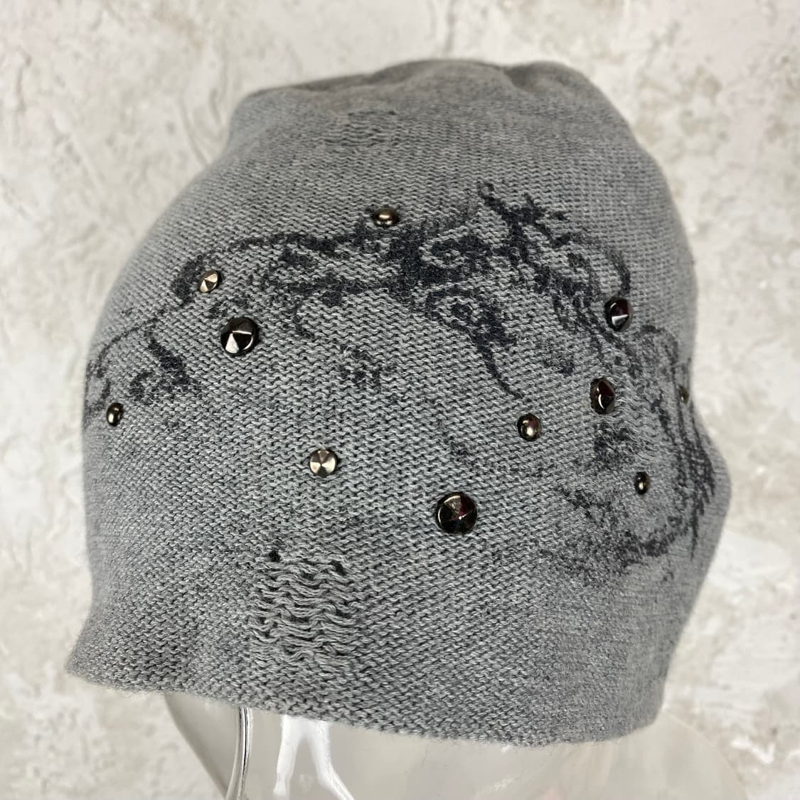 CLRIDE 데미지 스터드 그런지 비니 상품이미지4