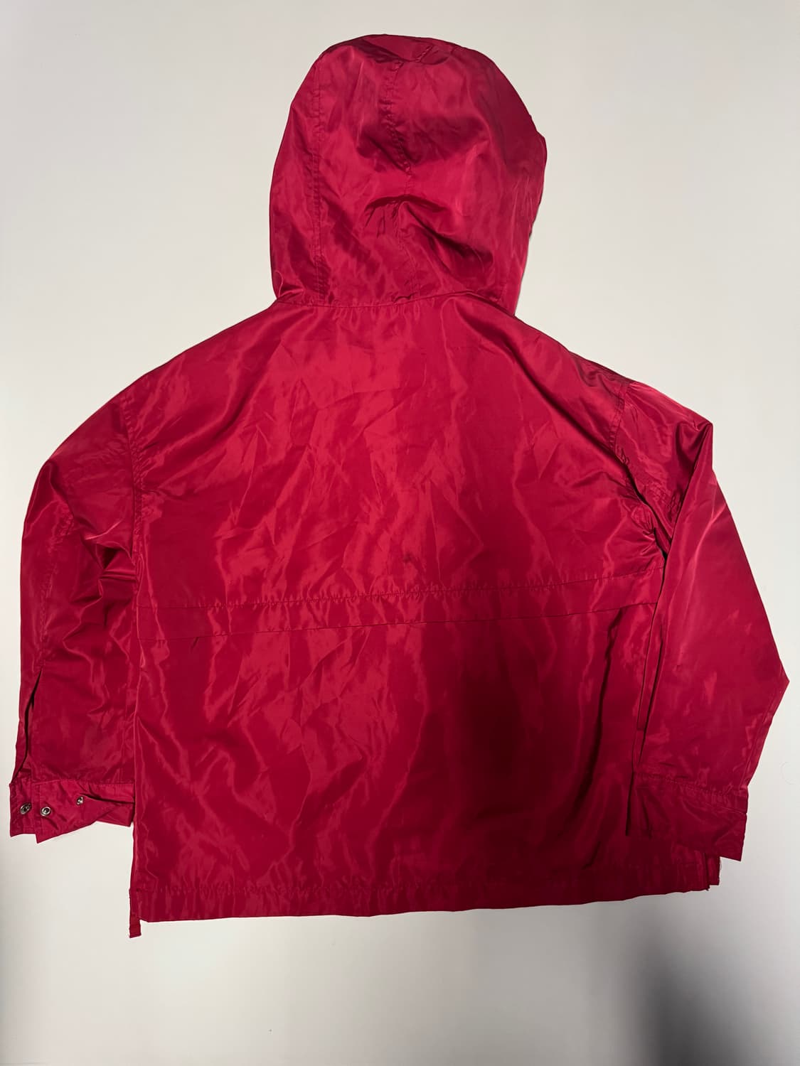 일본빈티지 JPN 레드 바람막이 후드 아노락 L ~ XL 상품이미지2