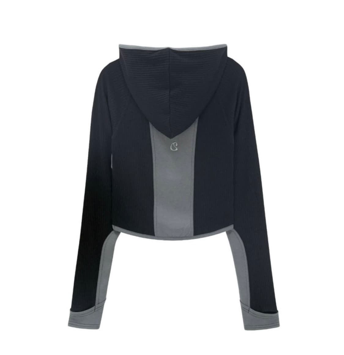 (뉴진스착용)스마트어반유즈풀 후드탑 블랙 상품이미지5