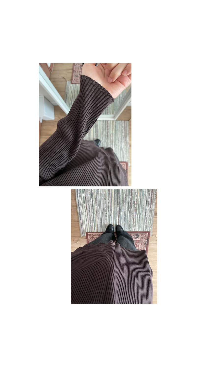  PLST Brown Long Sleeve Top 상품이미지2