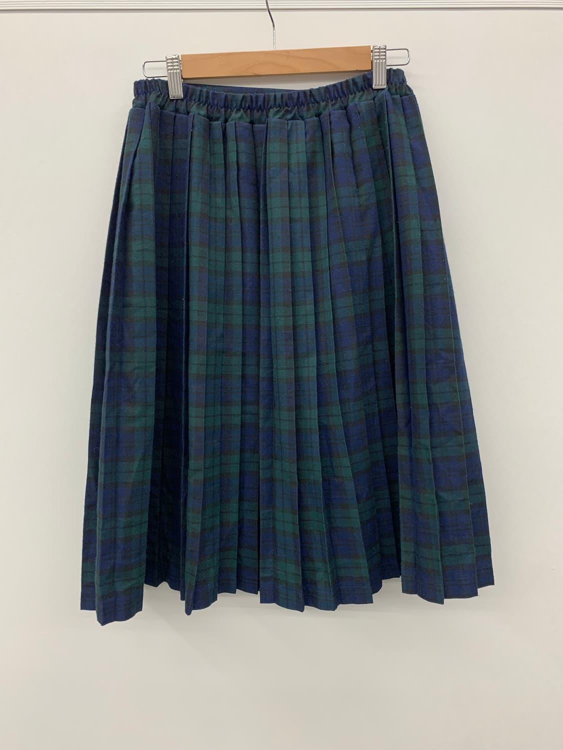 버클 디테일 체크 스커트 상품이미지5