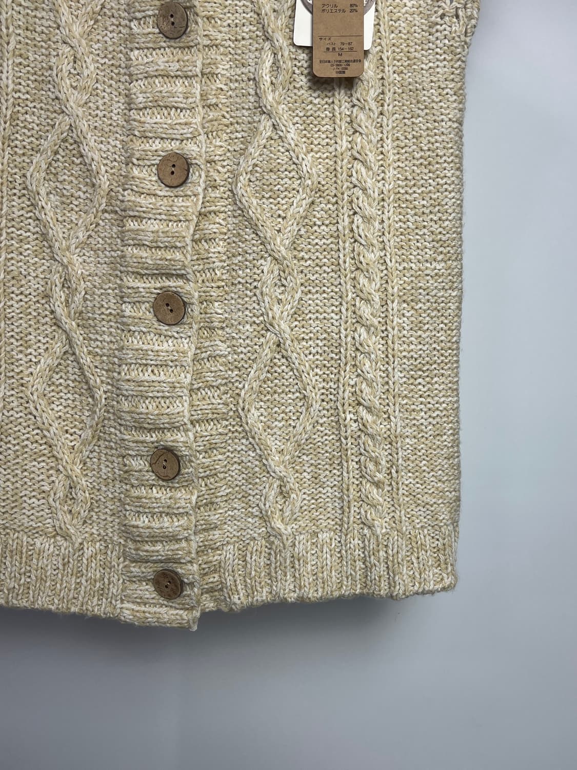 MAPLE FEEL 반팔 니트 가디건 상품이미지5