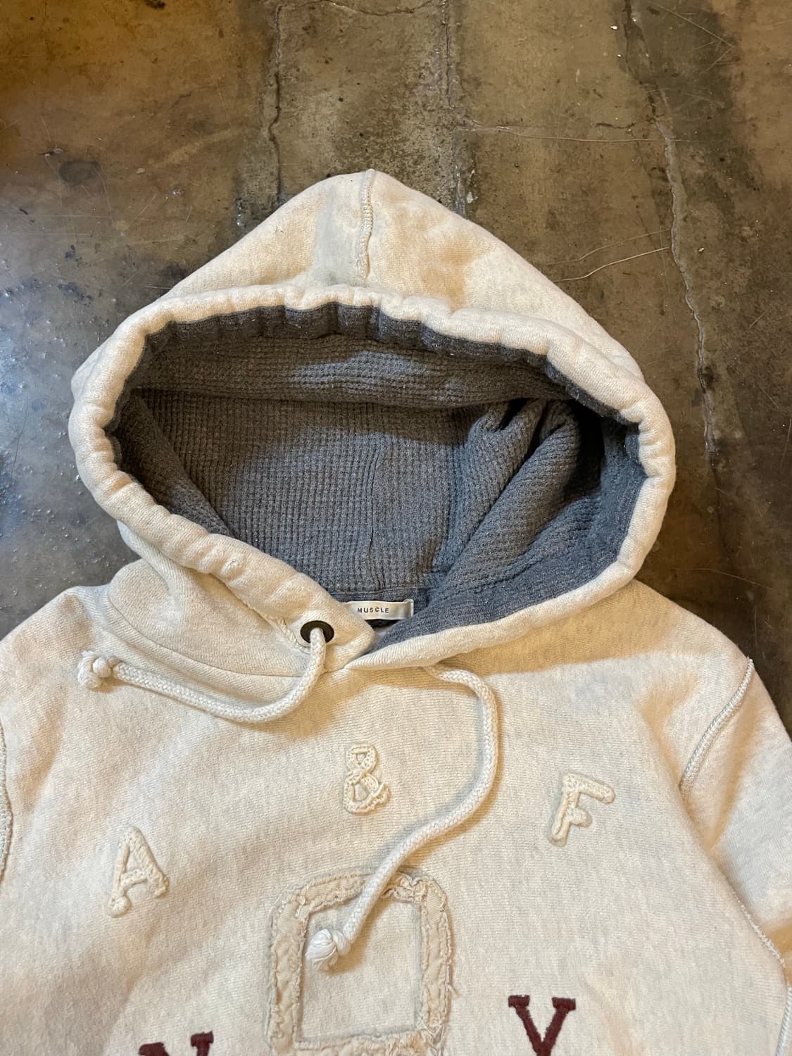 아베크롬비 & 피치 빈티지 후드티 맬란지 상품이미지2