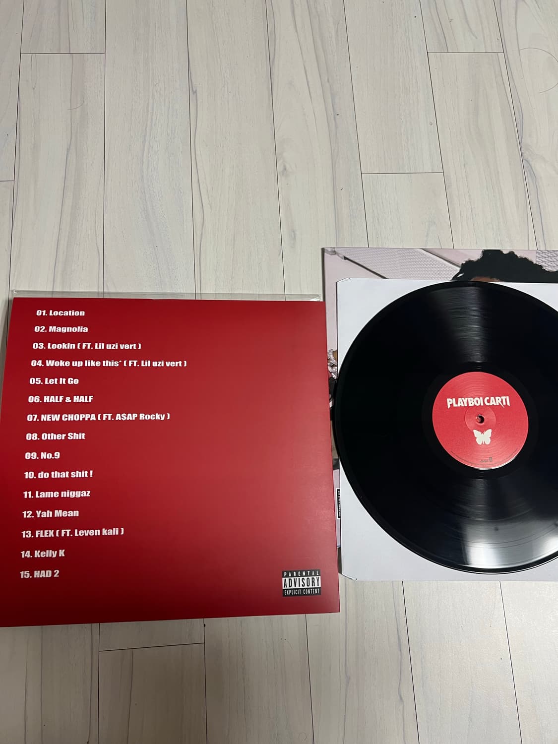 playboi carti-self titled 커스텀 vinyl lp 상품이미지2