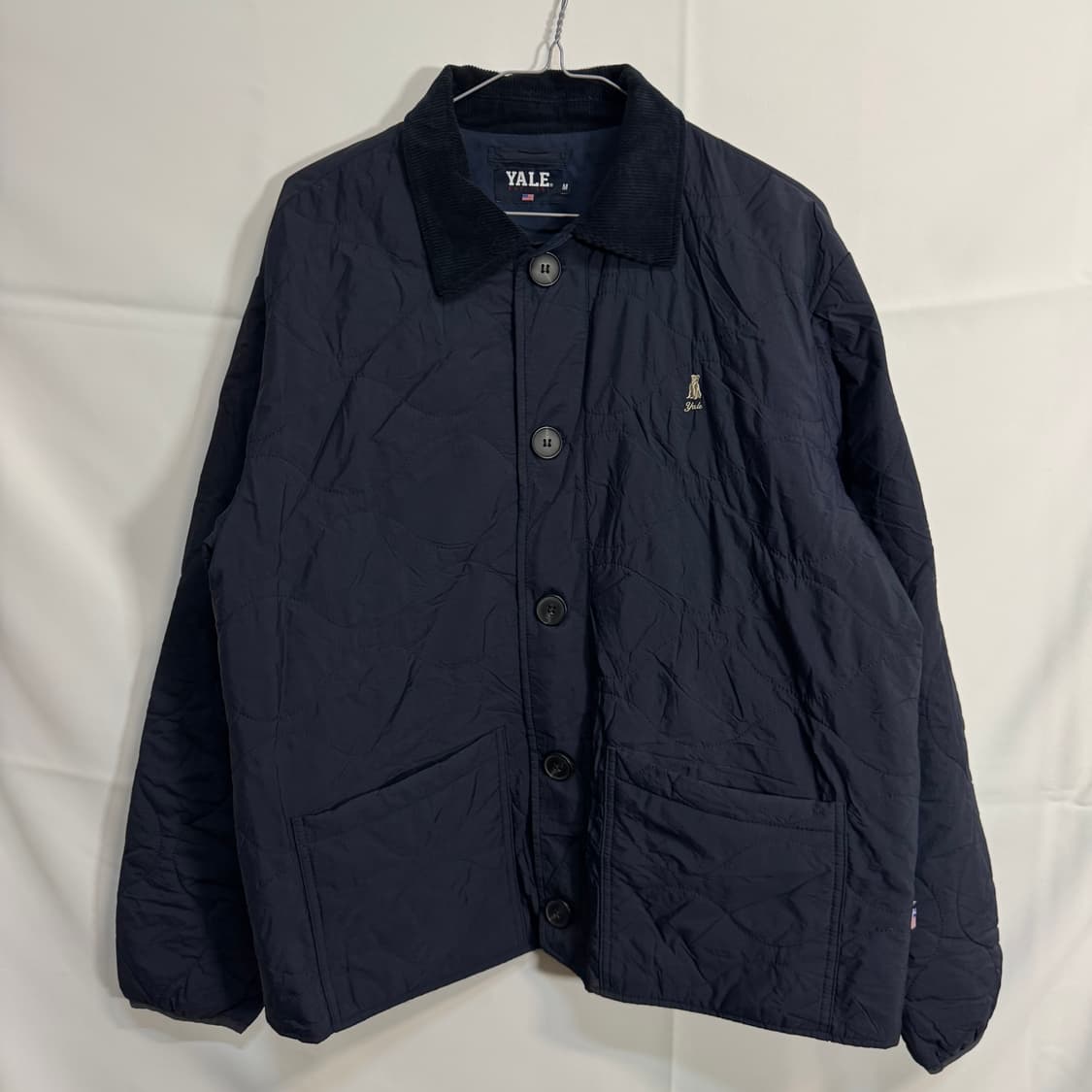 예일 코듀로이 퀼팅 점퍼 상품이미지1