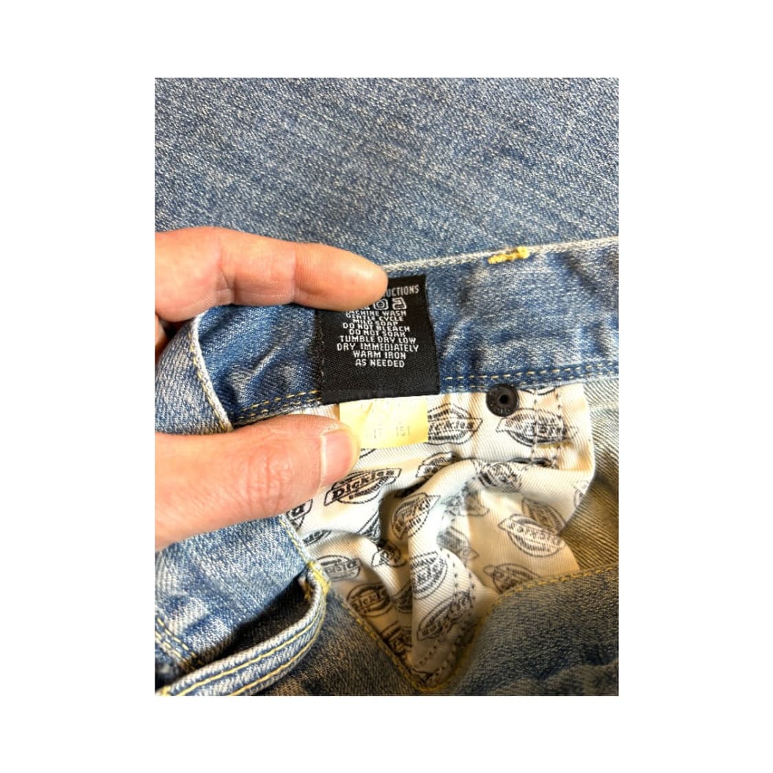 2XL) 디키즈 오리지널 워싱 데님 팬츠 BD-028 상품이미지6