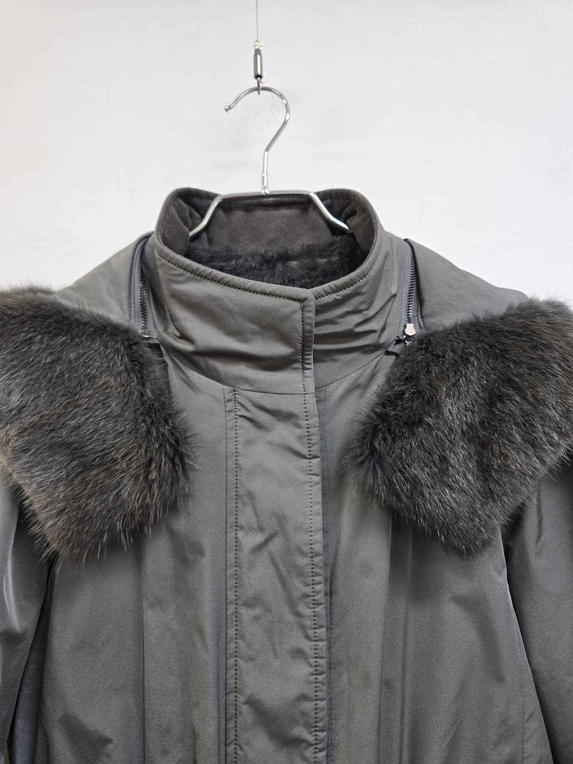 쁘렝땅 토끼털 안감 머스크렛퍼 패딩 상품이미지3