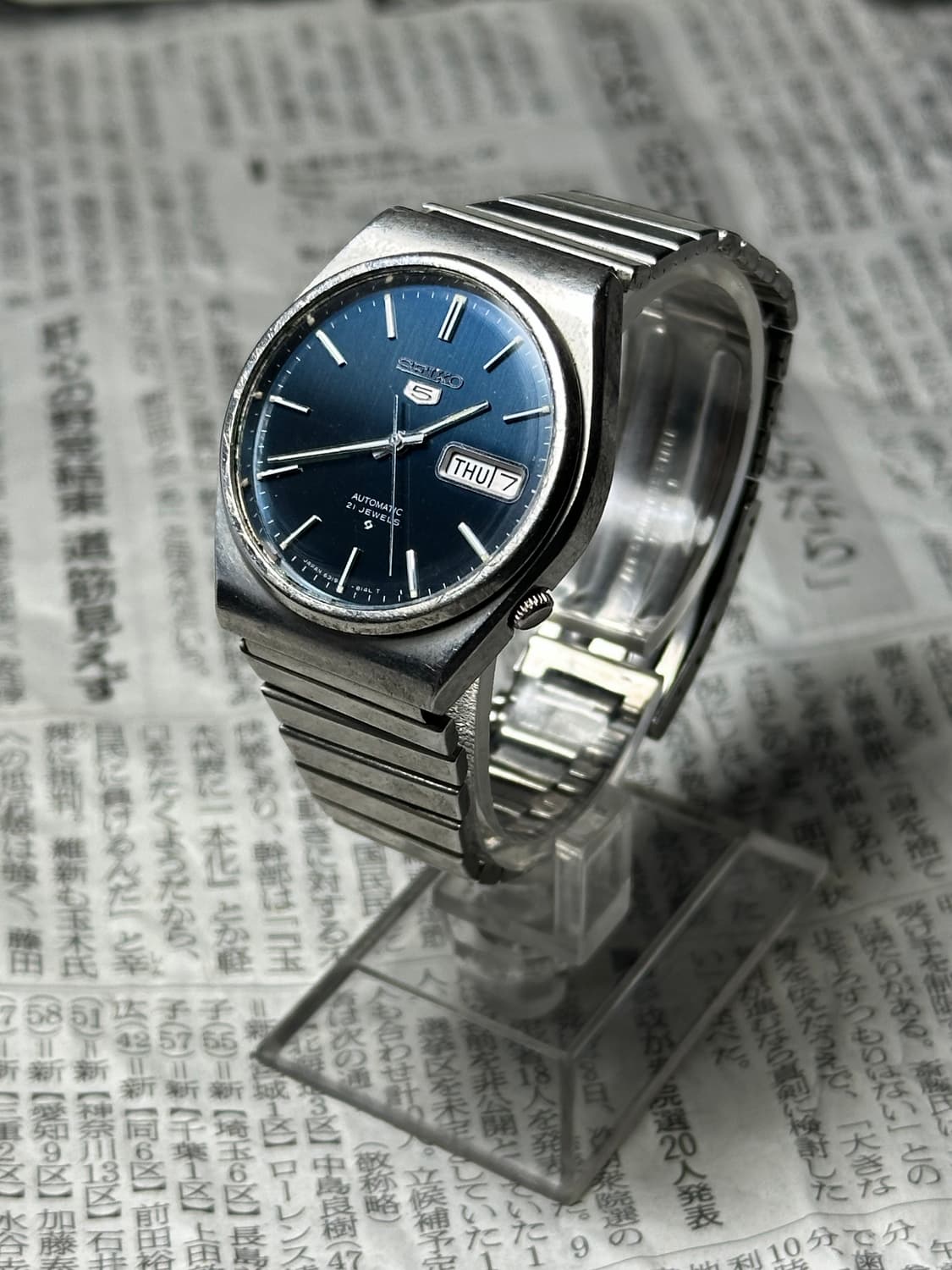 SEIKO autometic blue 상품이미지3