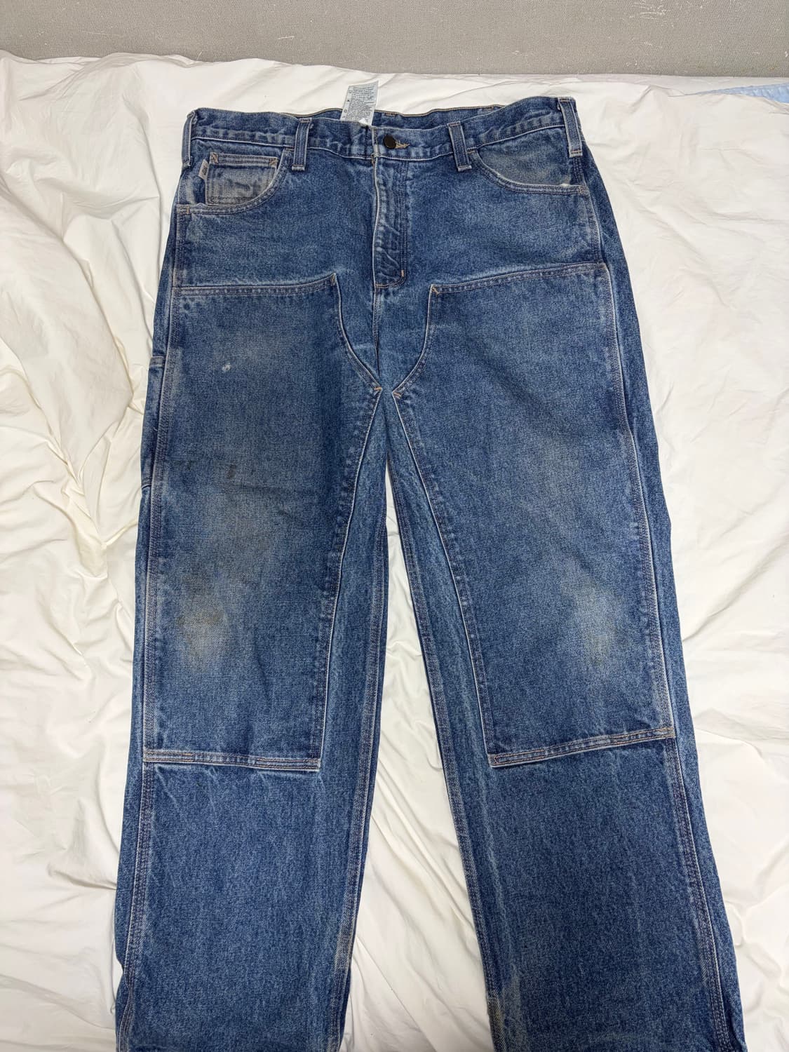 FR 칼하트 더블니 데님 팬츠 38x32 상품이미지1