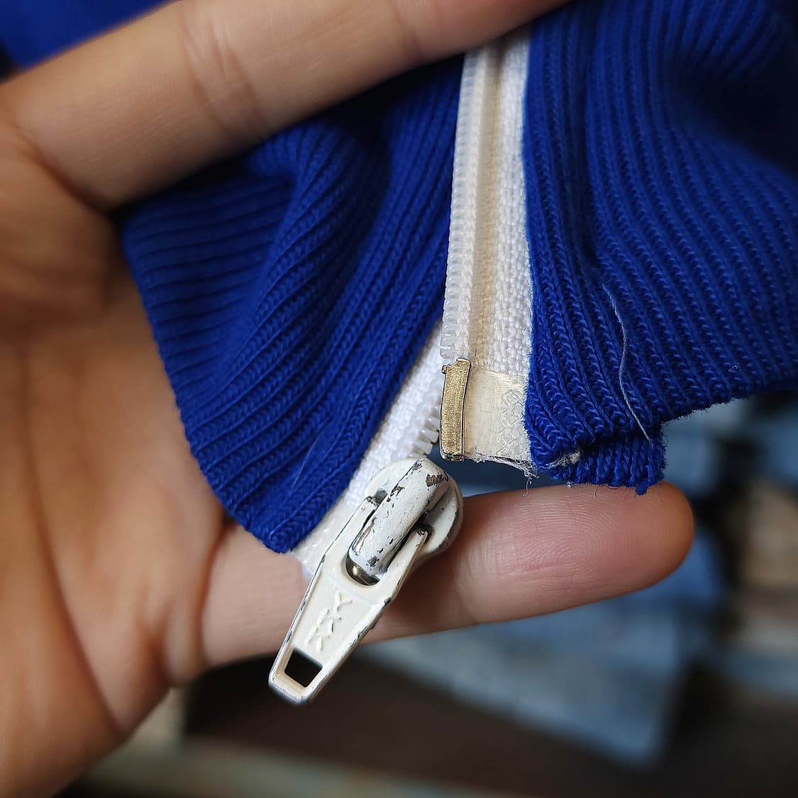 70s 빈티지 트랙자켓 집업자켓 매키낵 아일랜드 로열블루 m 상품이미지10