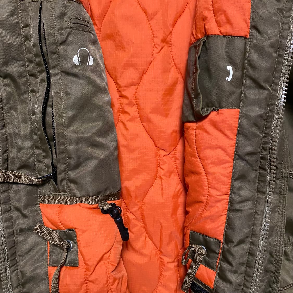 🌊90's GAP N-3B Parka 상품이미지9