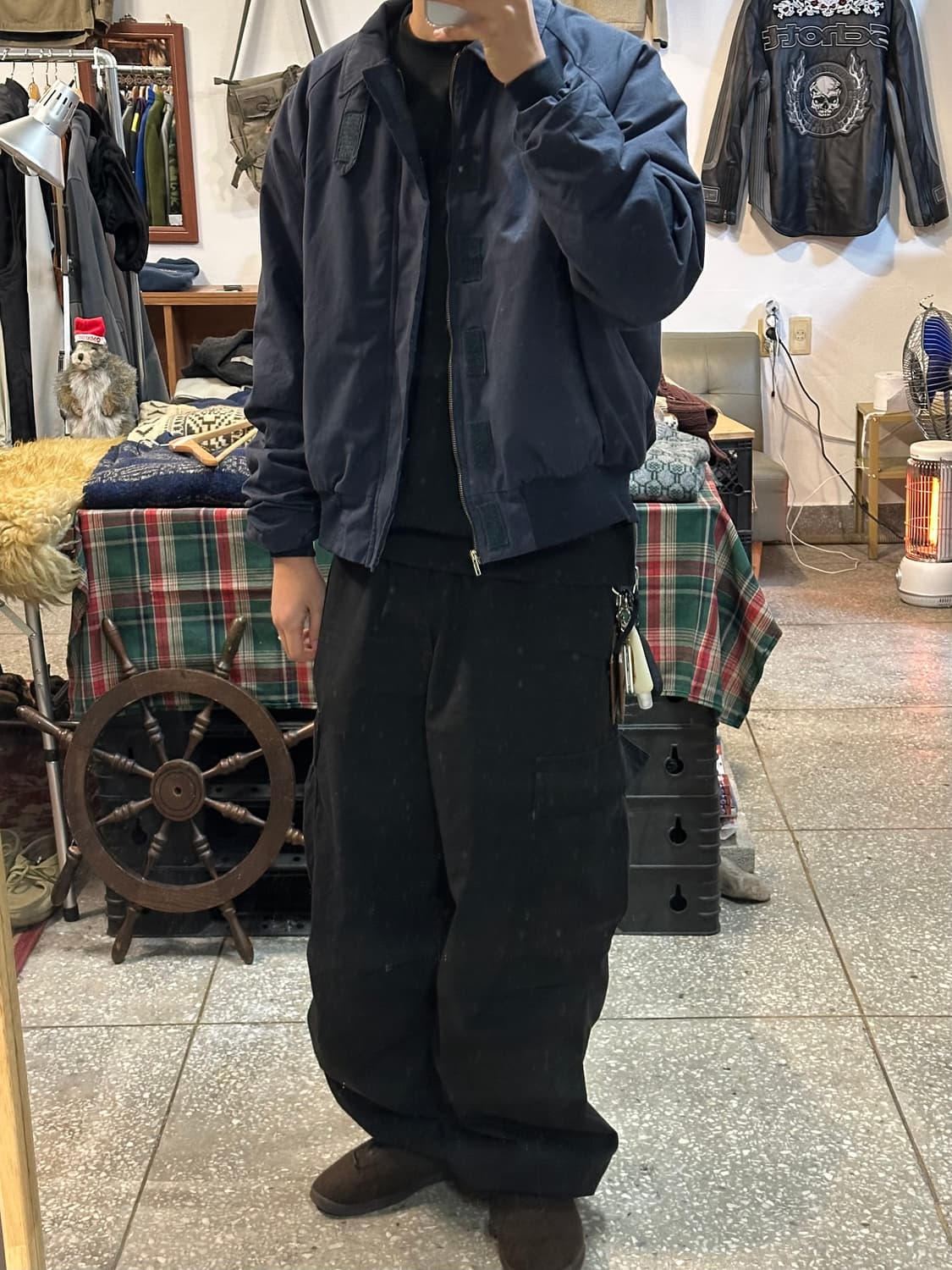 90's 미 해군 유틸리티 자켓 상품이미지8