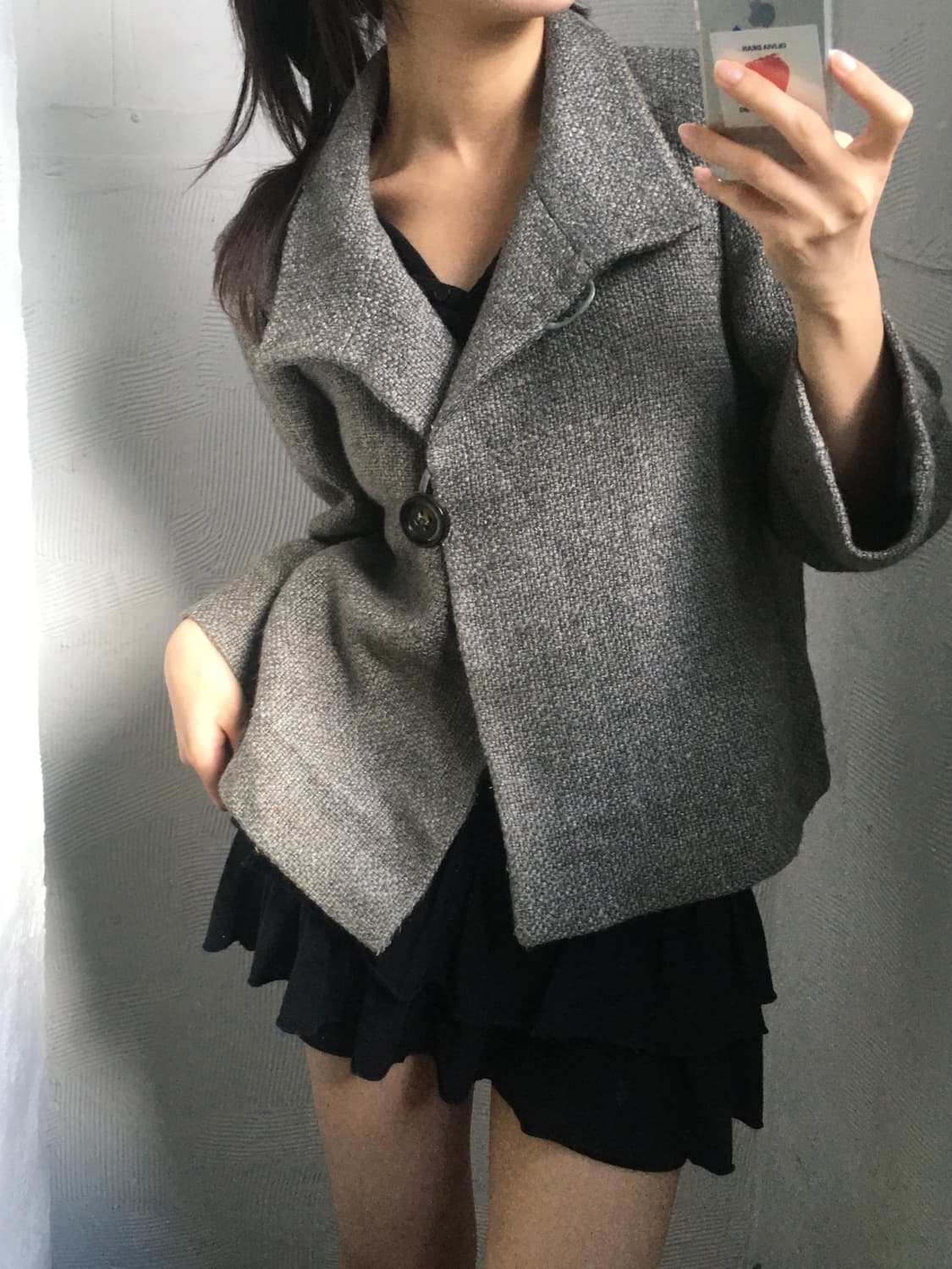 Maxmara by Marella 마렐라 차콜 울 카라 자켓 상품이미지1