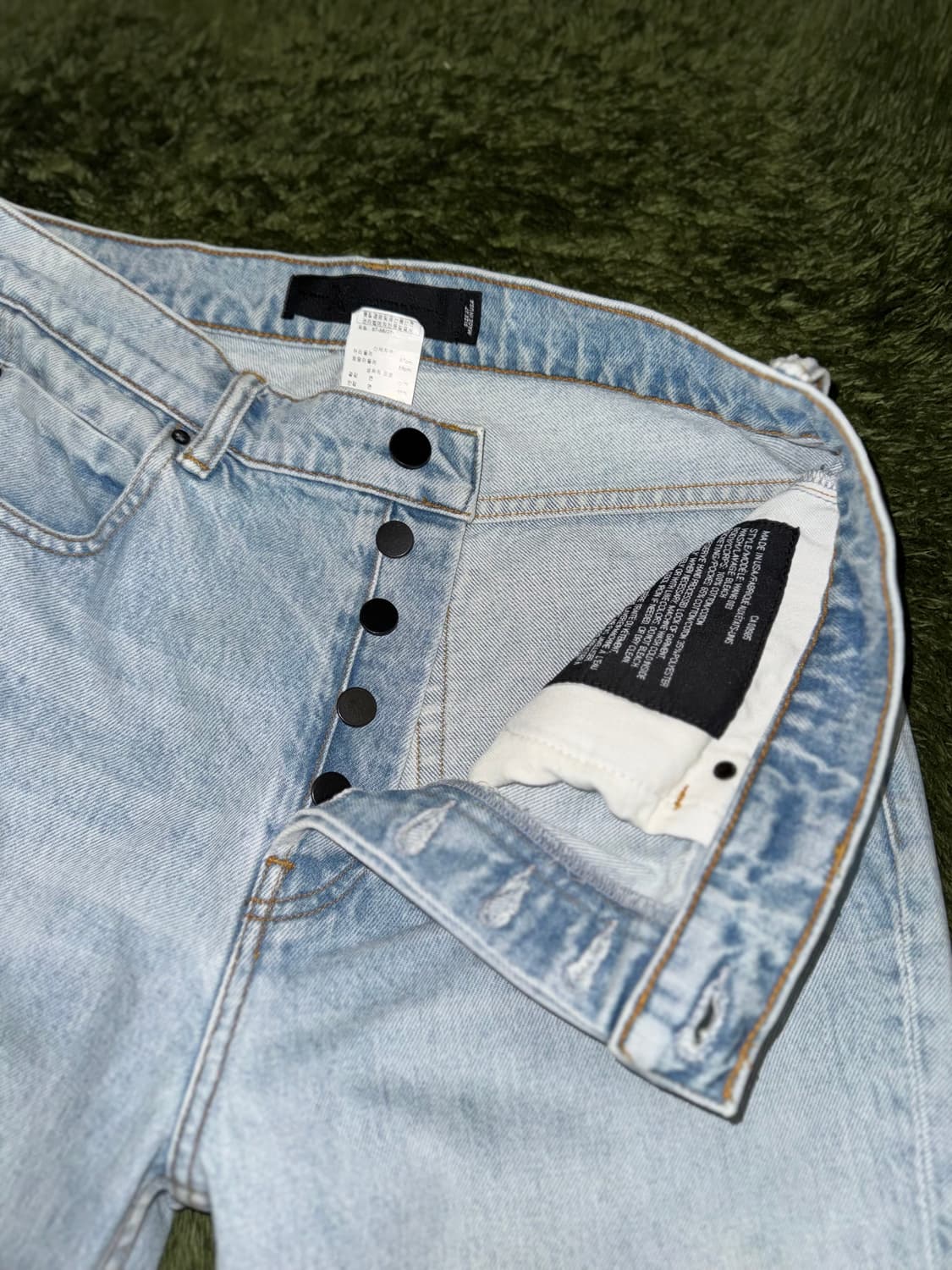 [27] 알렉산더왕 Made in USA 버튼플라이 데님 팬츠 상품이미지3