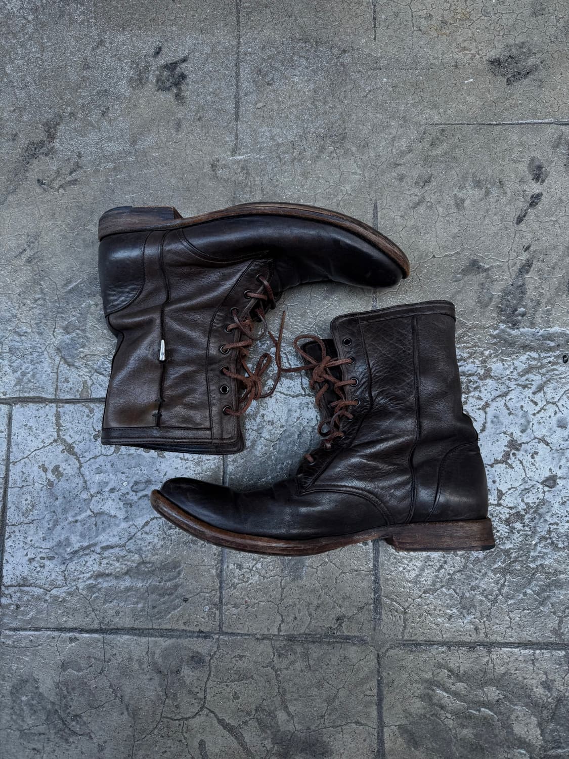 요지야마모토 아카이브 우드솔 레이스업 부츠 상품이미지3