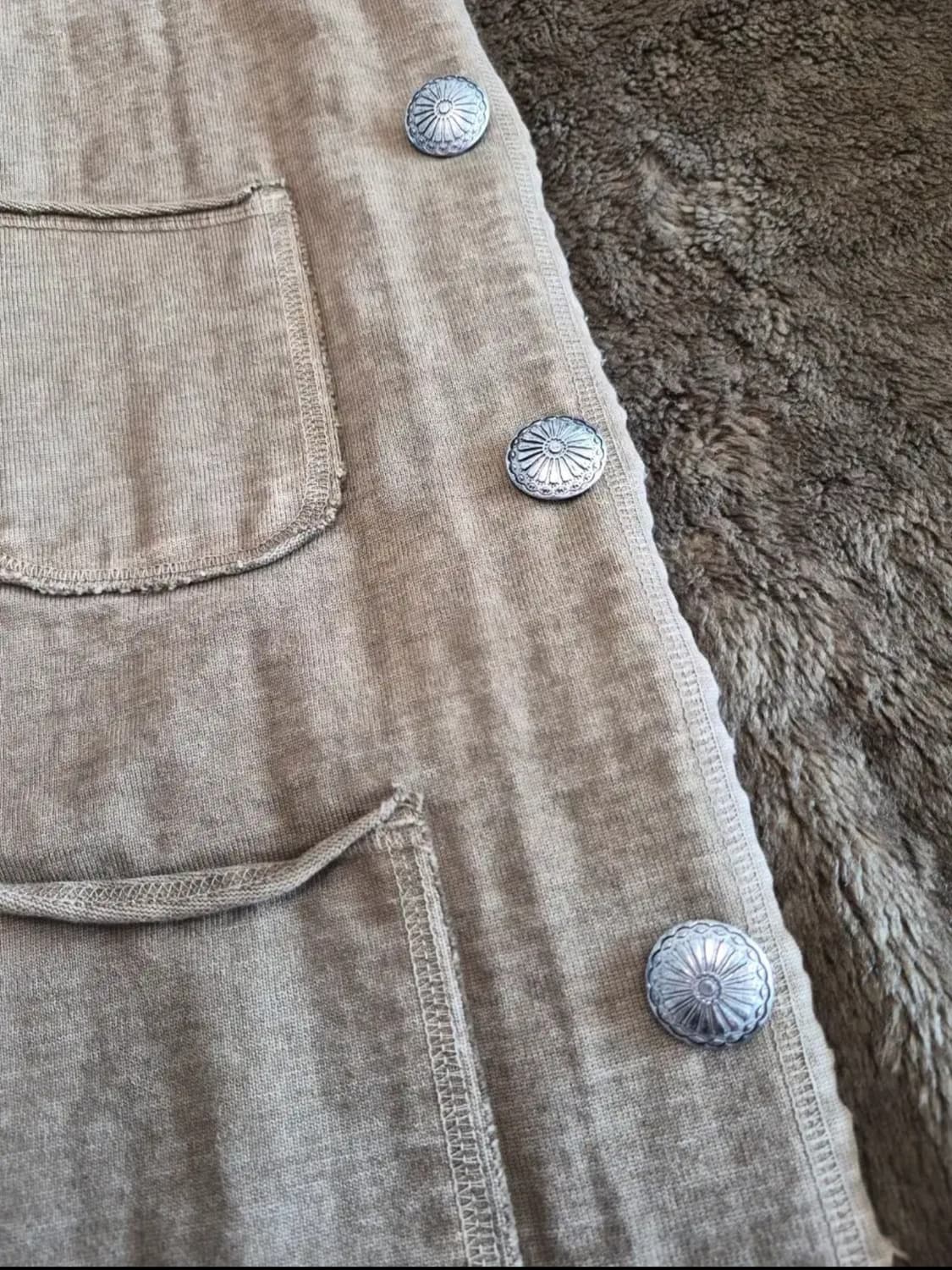 KAPITAL
Concho Button
Boa Fleece Vest  상품이미지4