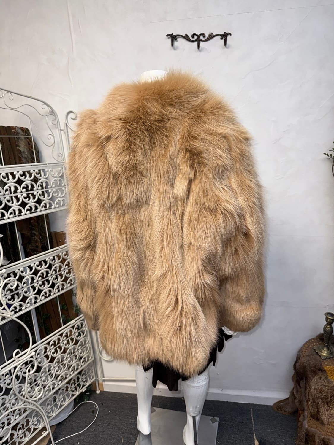 SAGA FOX mixed beige fox fur jacket 상품이미지7