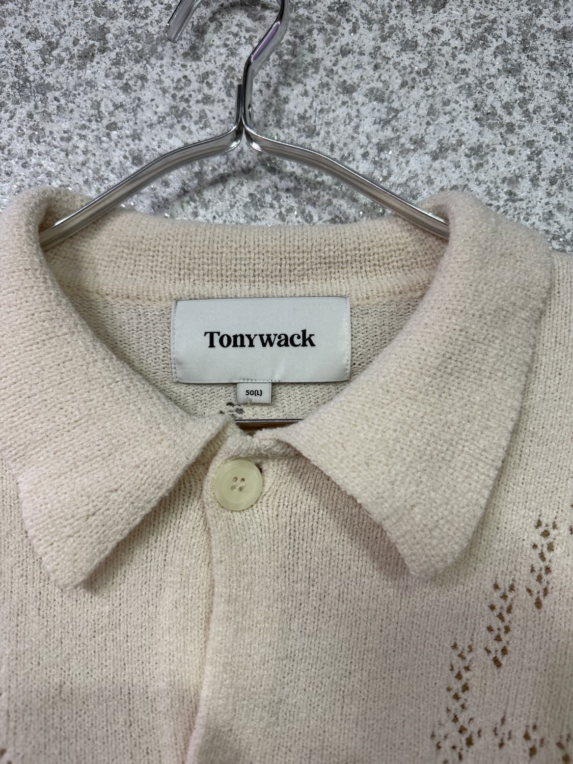 토니웩 패턴 카라 니트 가디건 B4359 상품이미지5