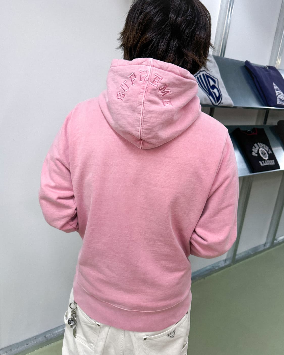 슈프림 18SS 오버다이드 후드티 상품이미지2