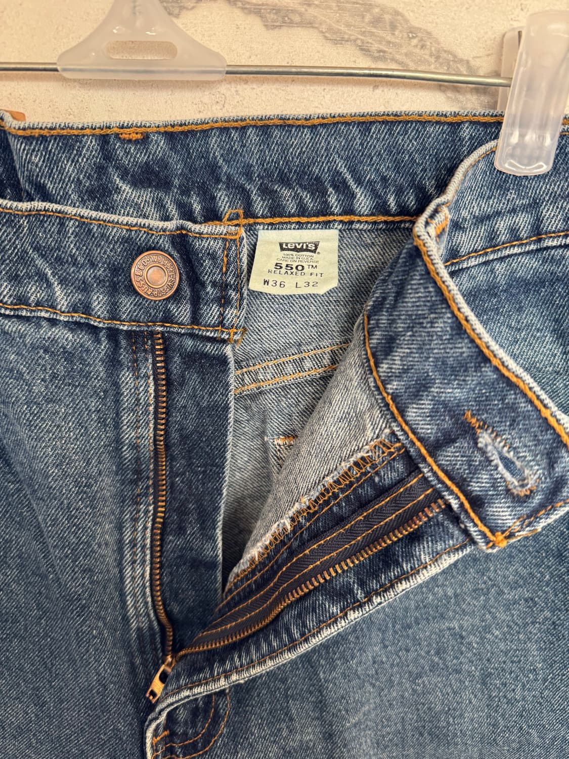 90s USA 리바이스 550 오렌지 탭 상품이미지5