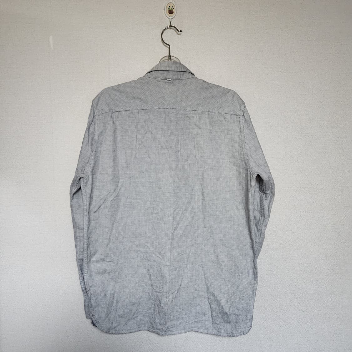 라코스테 잔체크 남방 남100 상품이미지2