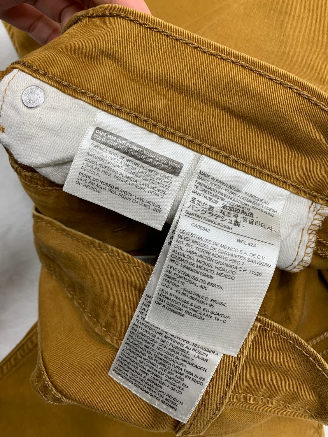 리바이스 502 브라운 팬츠 #254 상품이미지5