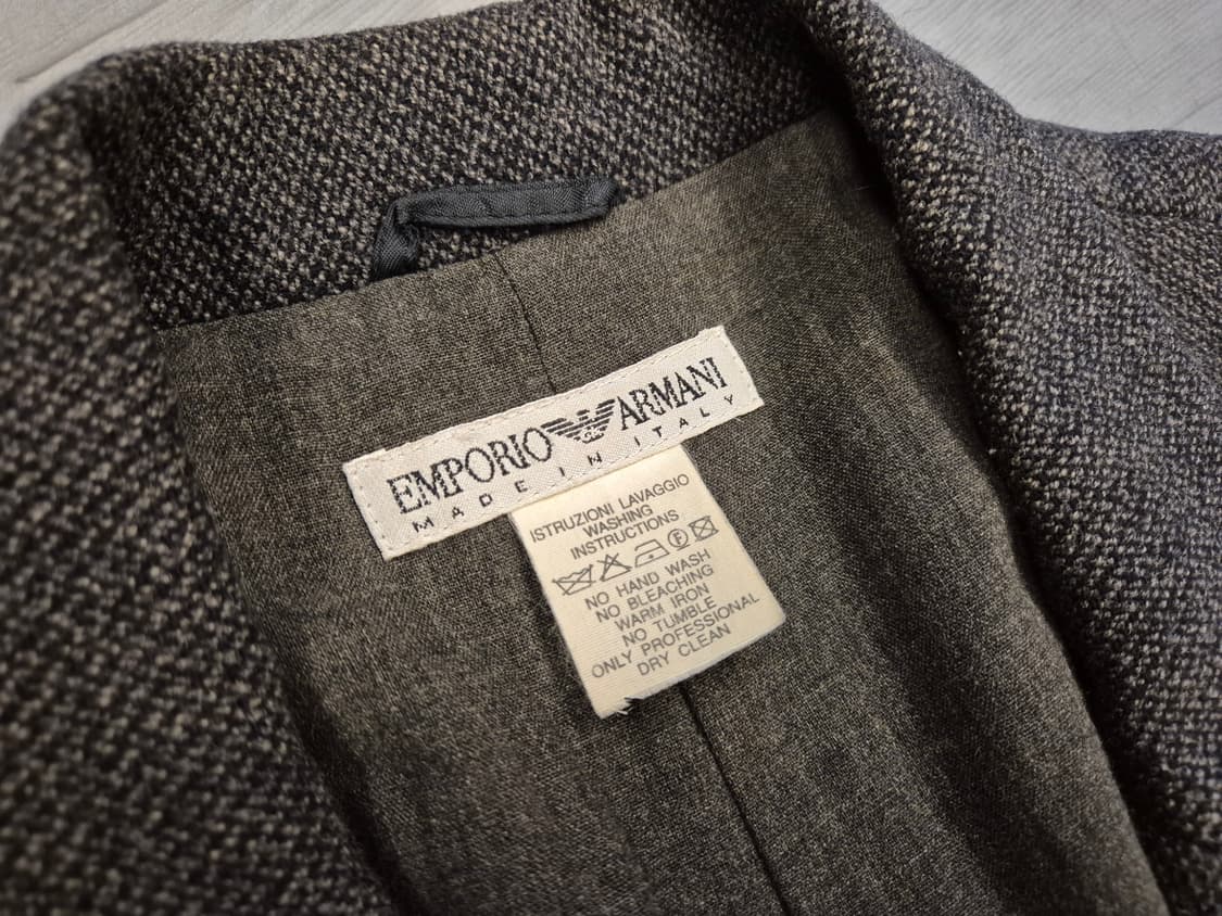 90s 엠포리오 아르마니 울 코트 상품이미지6