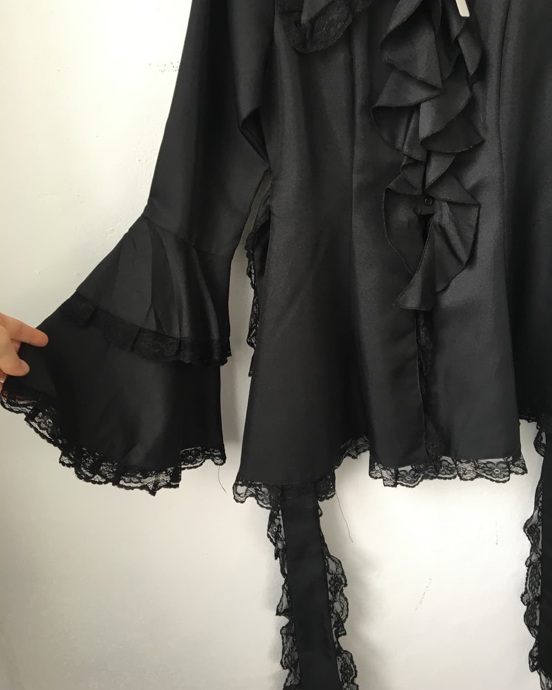 Lace trimming gothic mood jacket 상품이미지5