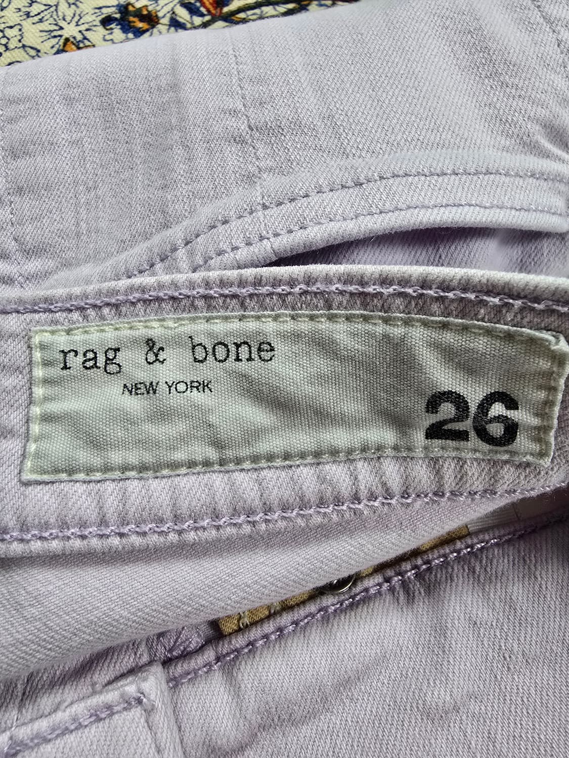 rag &bone 연보라색 여성 청바지 (1647) 상품이미지3