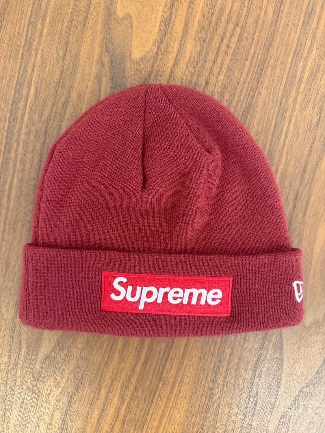 슈프림 뉴에라 비니 버건디 상품이미지1