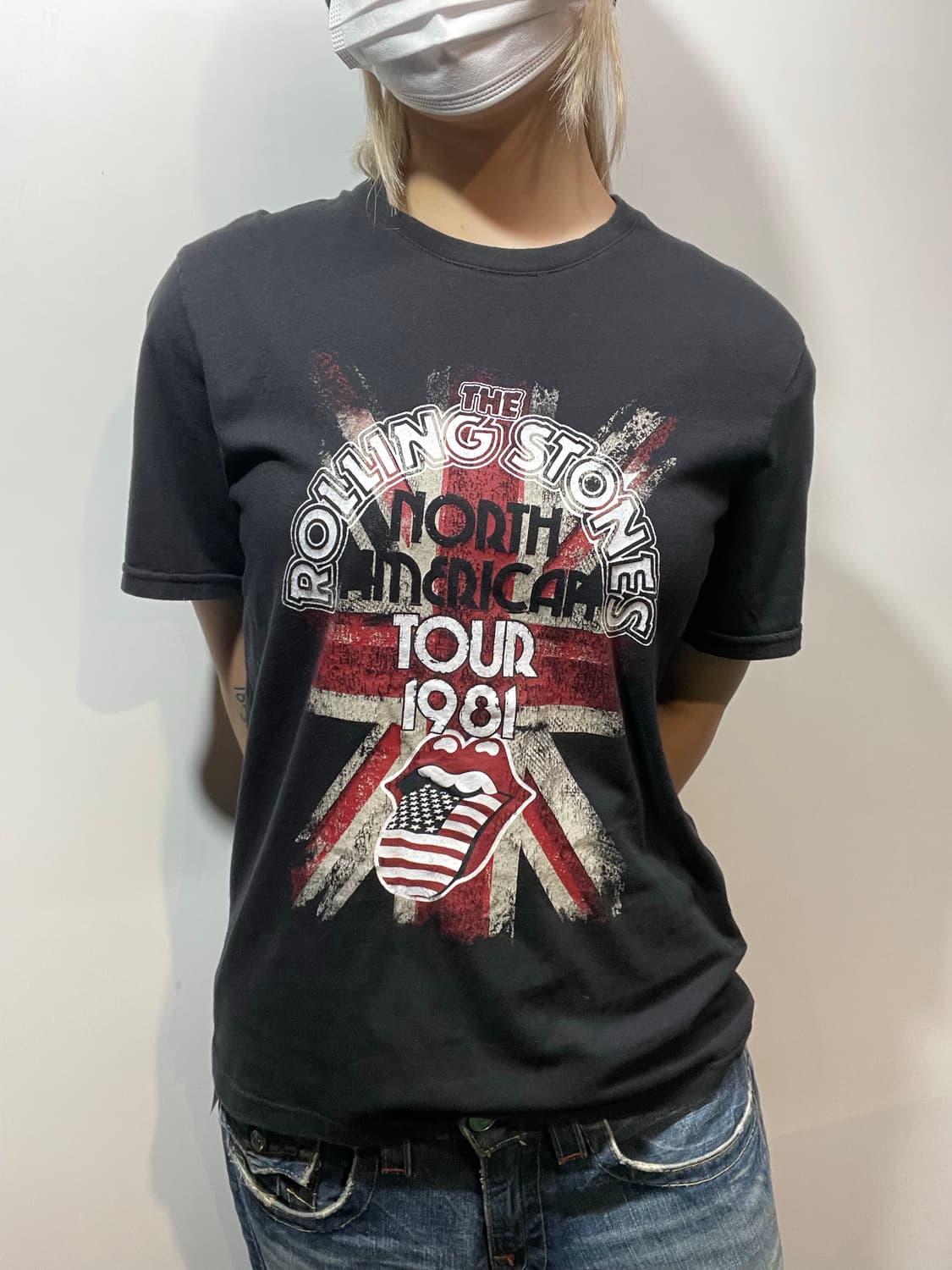 롤링스톤즈 1981 투어 스타일 티셔츠 상품이미지1