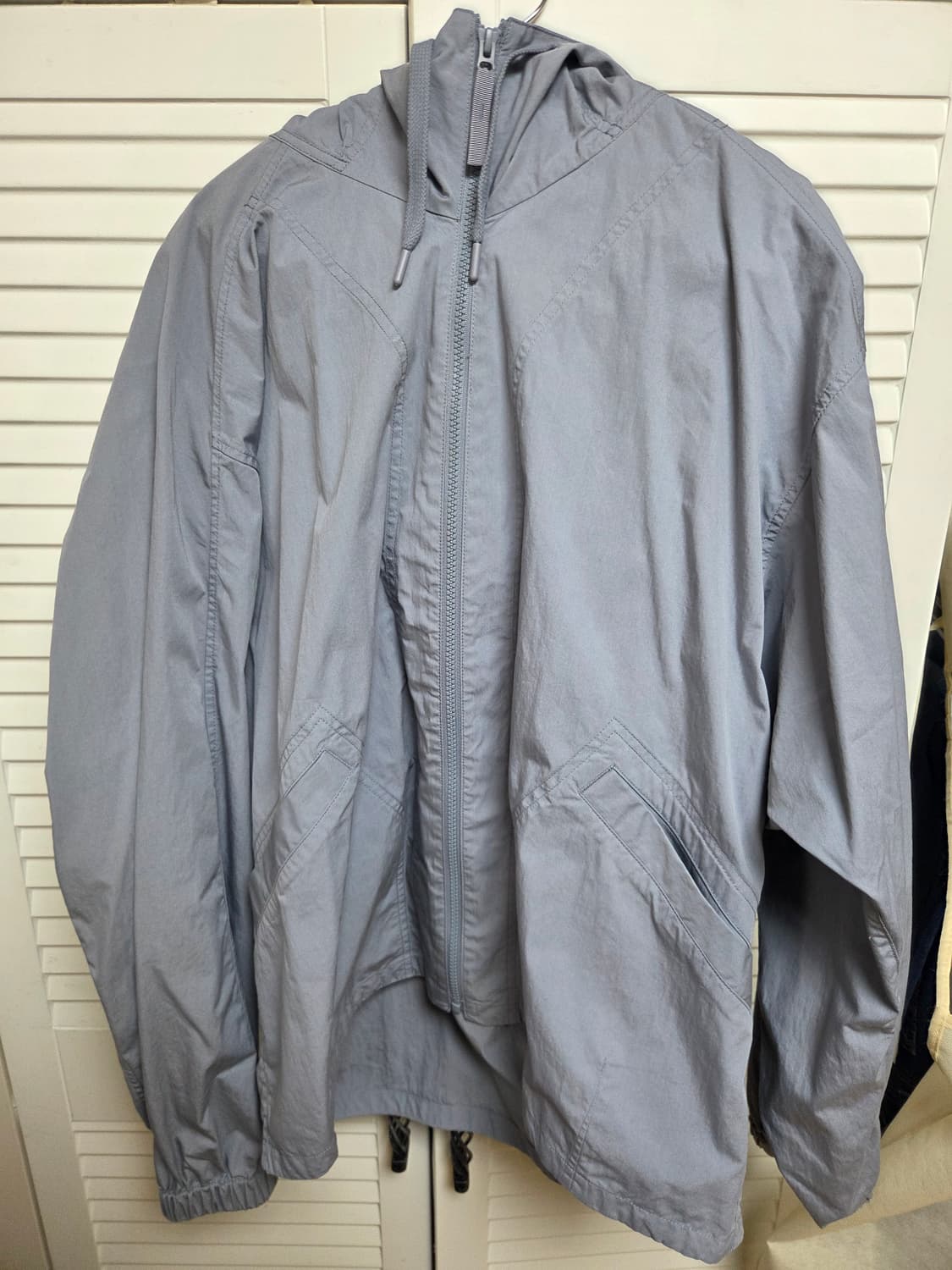 유니클로U 후드블루종 그레이 XL 상품이미지3