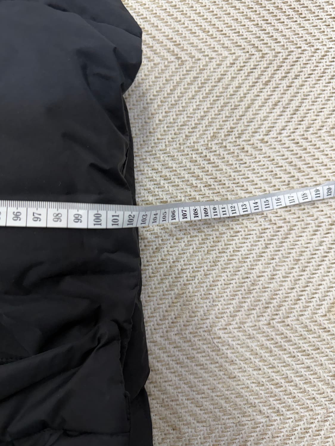 정품) 디스커버리 블랙 롱패딩 95 상품이미지10