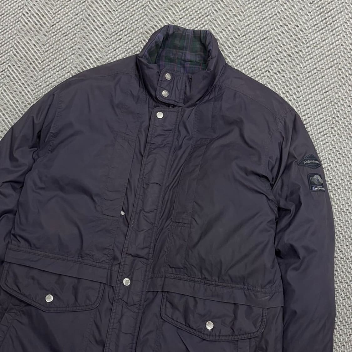 입생로랑 리버시블 구스다운 체크패딩 v1583 상품이미지6