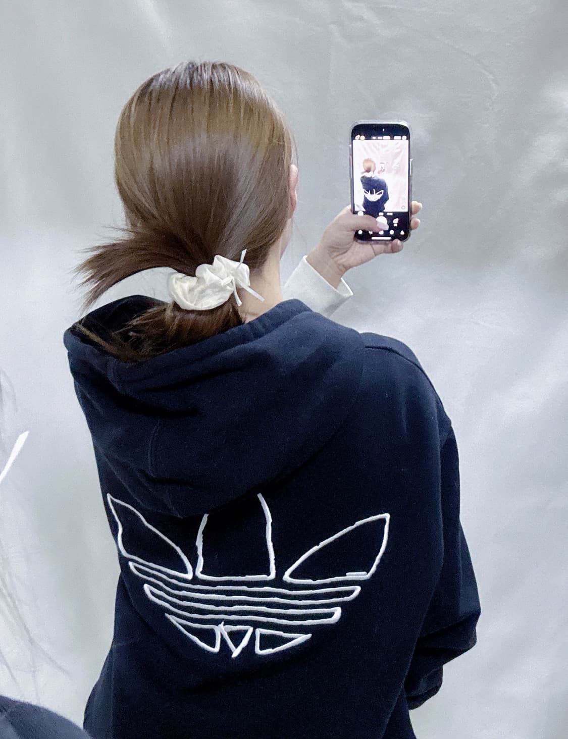 아디다스 빅로고 오버핏 후드  상품이미지1