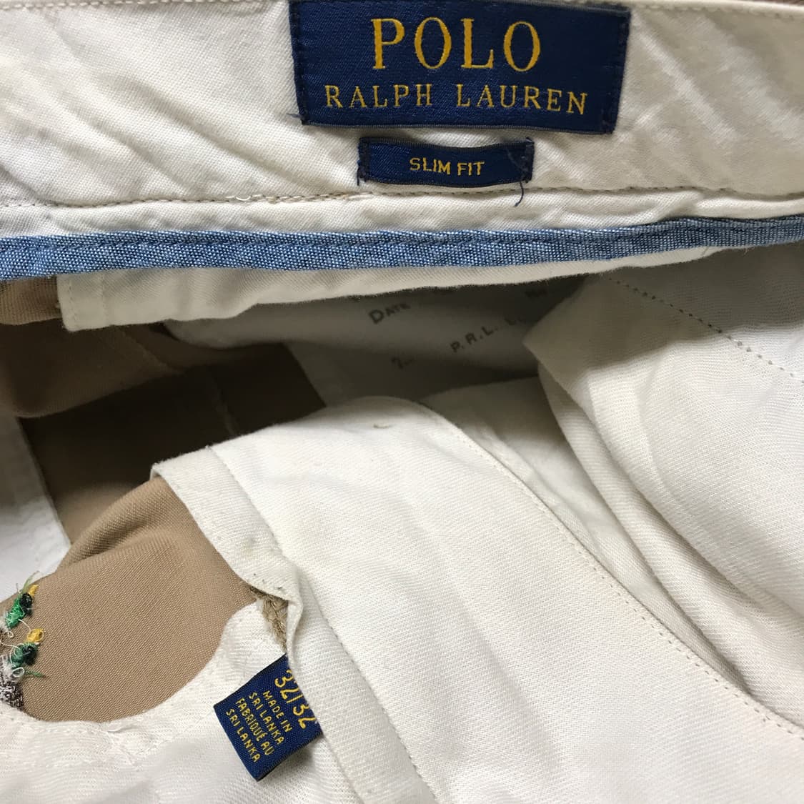폴로 랄프로렌 멀티 자수 치노 팬츠 베이지 32/32 상품이미지5