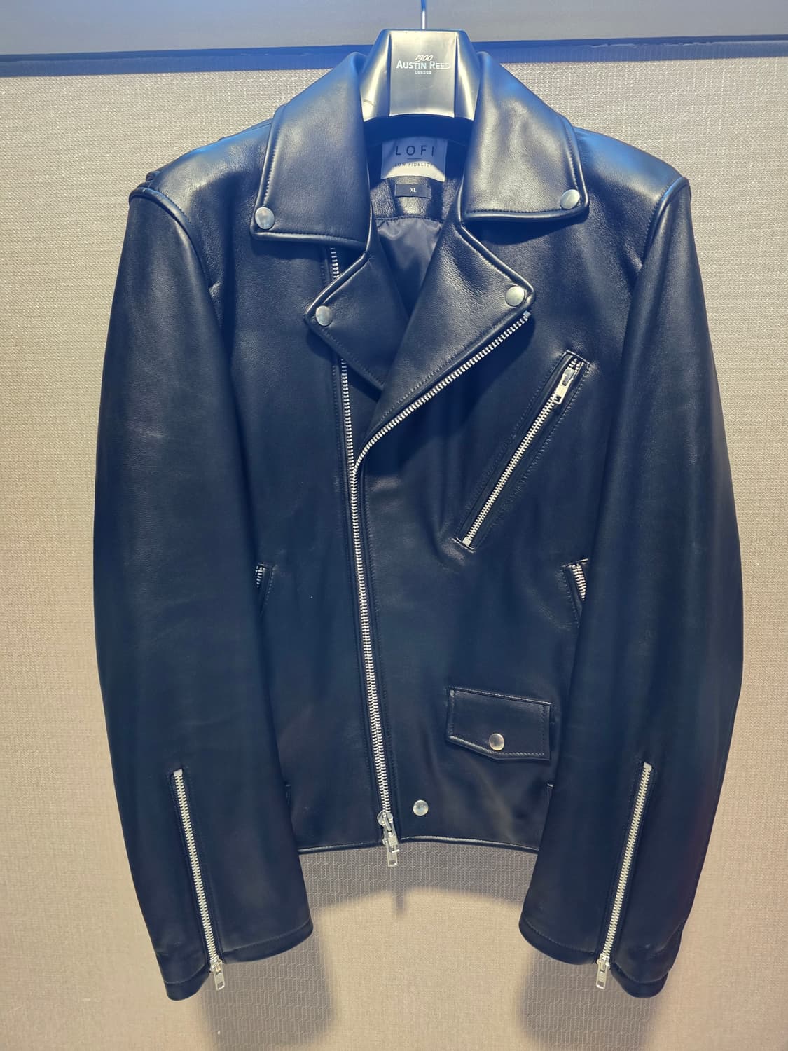 새상품급 로파이 LOFI 양가죽 램스킨 라이더 자켓 XL 상품이미지1
