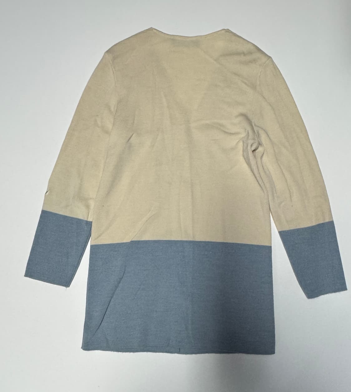 여성 세인트제임스 배색 롱 가디건 상품이미지2