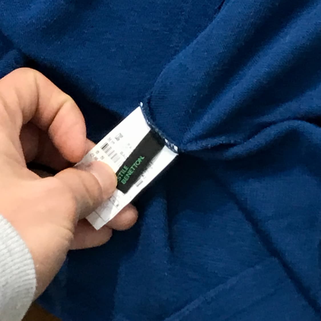 Italy 베네통 인디 블루 울 맥시 롱 원피스 여성 44 55 사이즈 상품이미지6