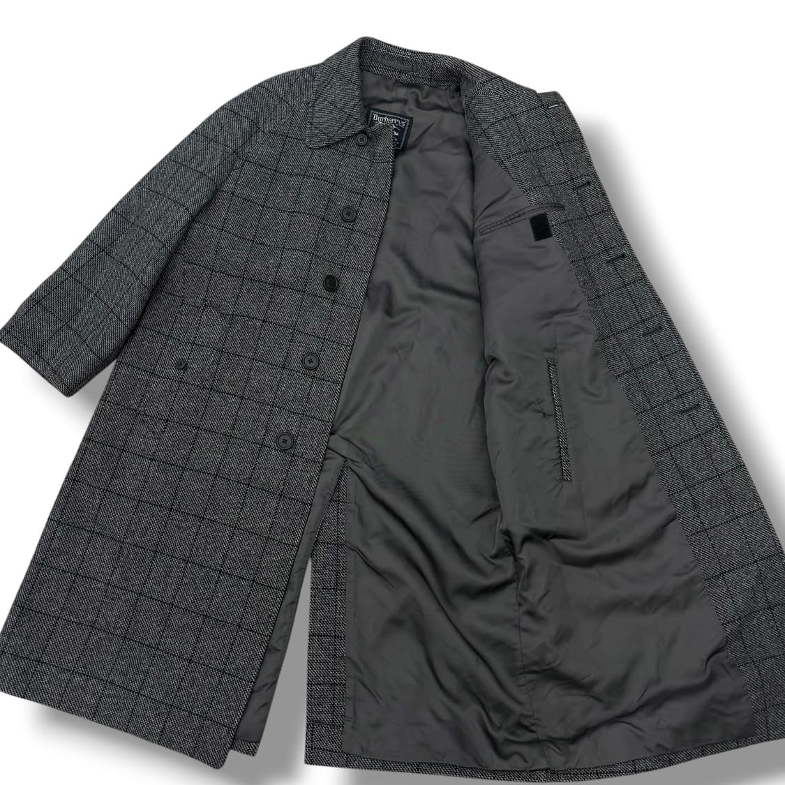 버버리 체크 발마칸 울코트 상품이미지3