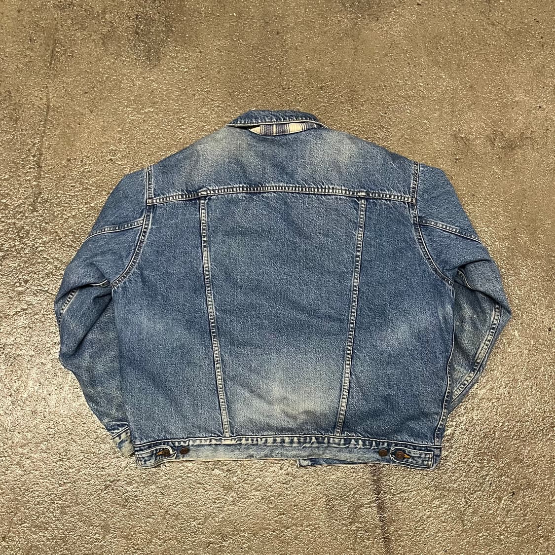 90s 리바이스 플란넬 라인드 데님 자켓 (110) 상품이미지4